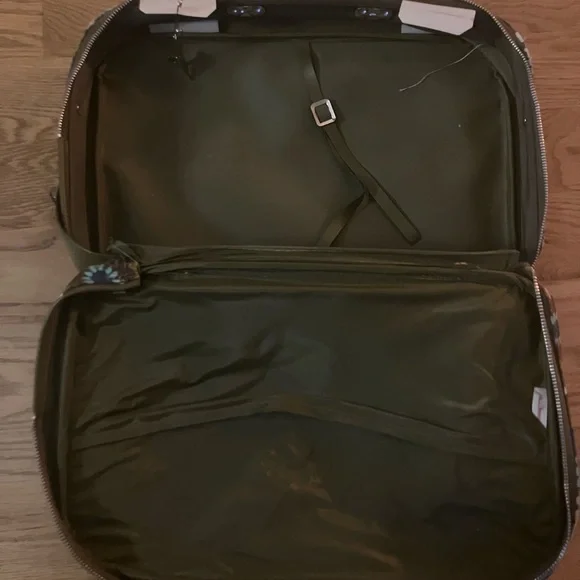 Vintage 70s Floral Patterned Suitcase - Picture 6 of 7